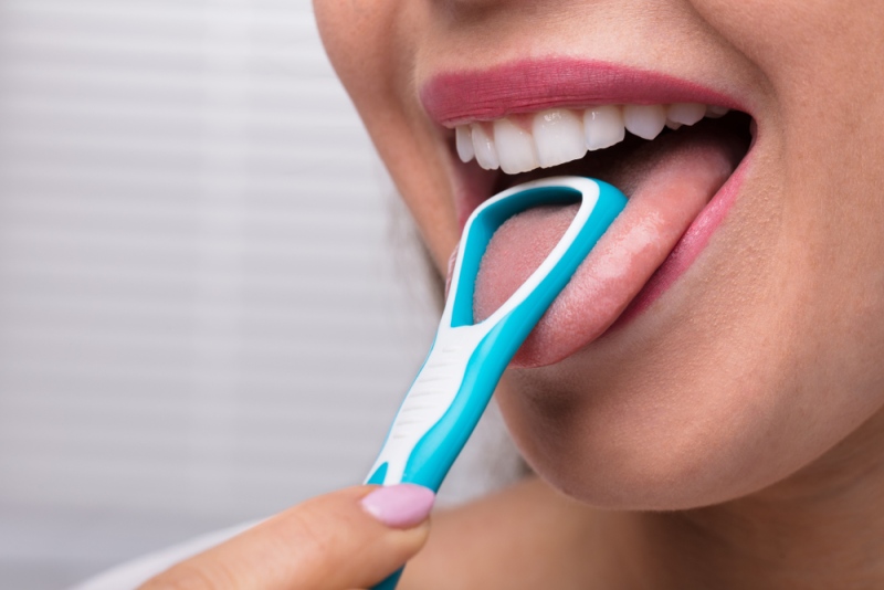 Raspagem língua SorriOrto dentista São Leopoldo